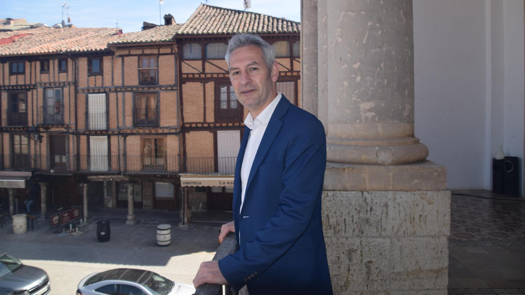 El alcalde de Toro, Carlos Rodríguez, durante la entrevista con EL ESPAÑOL de Castilla y León