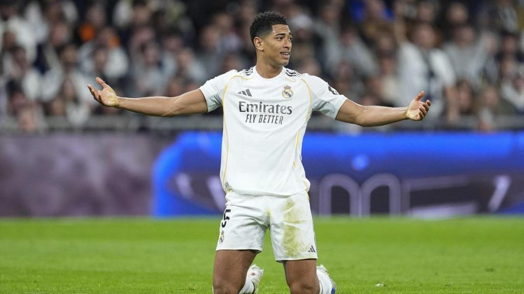 Bellingham, durante un partido con el Real Madrid.