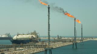 Terminal de gas natural licuado en Ras Laffan (Qatar).
