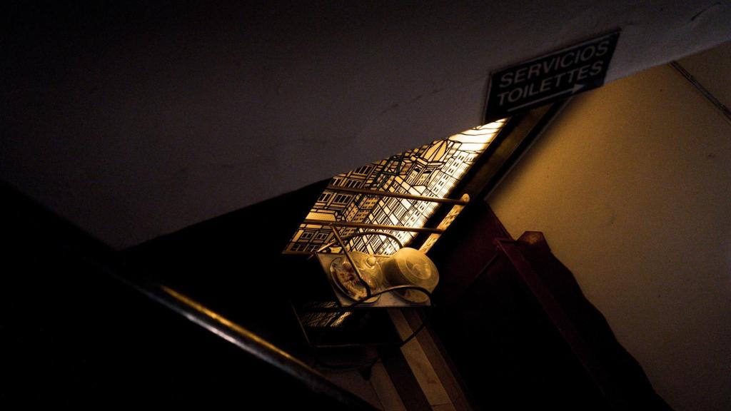 Detail of the interior of Café Central.