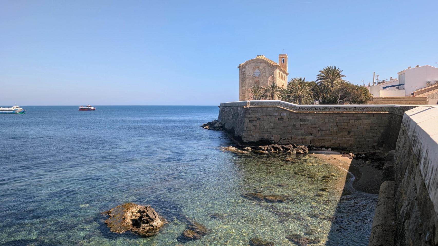 Vistas a la isla.