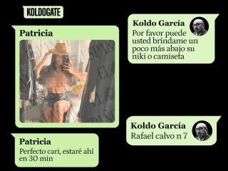 Mensajes entre Koldo García y una prostituta