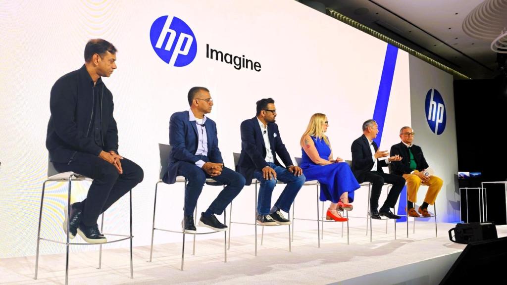 Algunos de los portavoces de HP que participaron en la celebración de HP Imagine 2026.