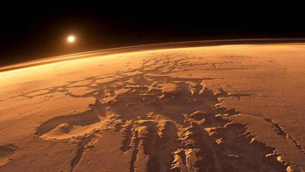 El planeta Marte.