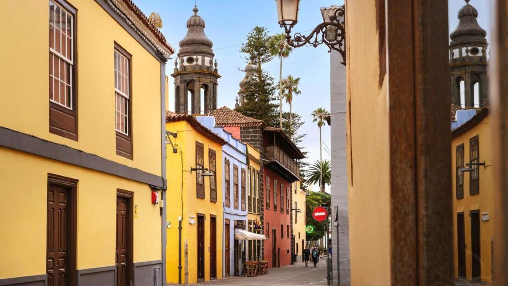 Casco urbano de San Cristóbal de la Laguna, en Tenerife.