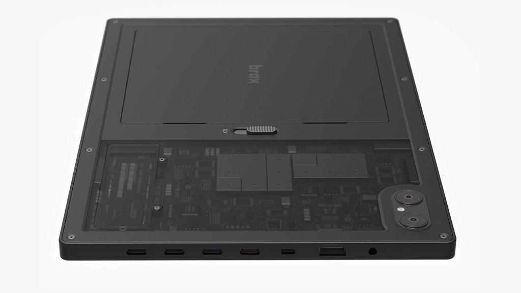 Los puertos de la tablet open_slate