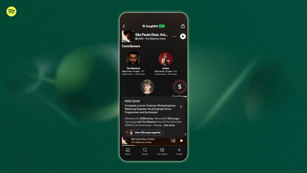 SongDNA de Spotify