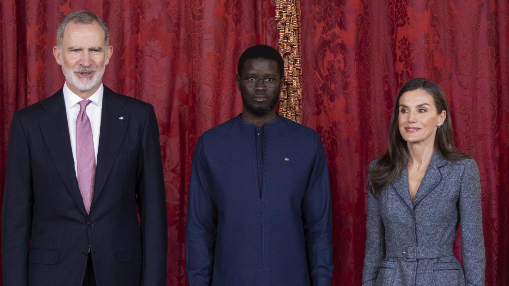 Los Reyes, junto al presidente de Senegal.