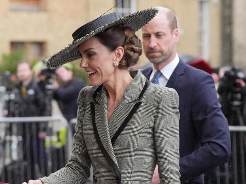 La Princesa, a su llegada a la catedral.