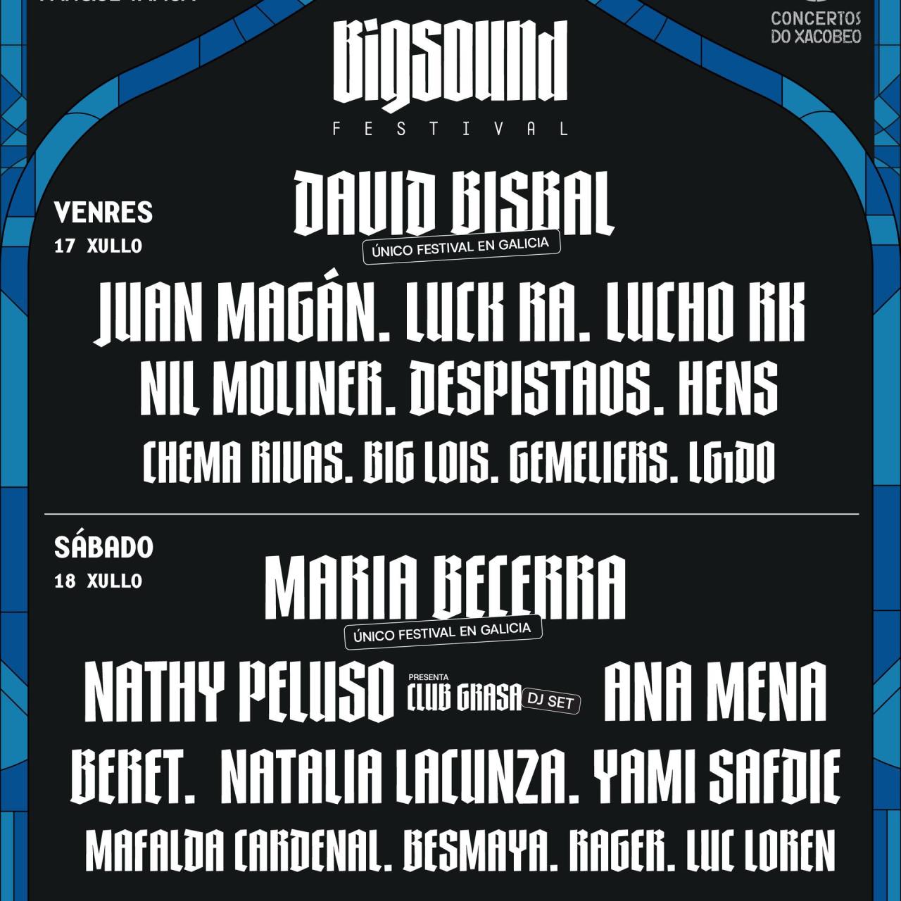 Cartel Bigsound 2026.