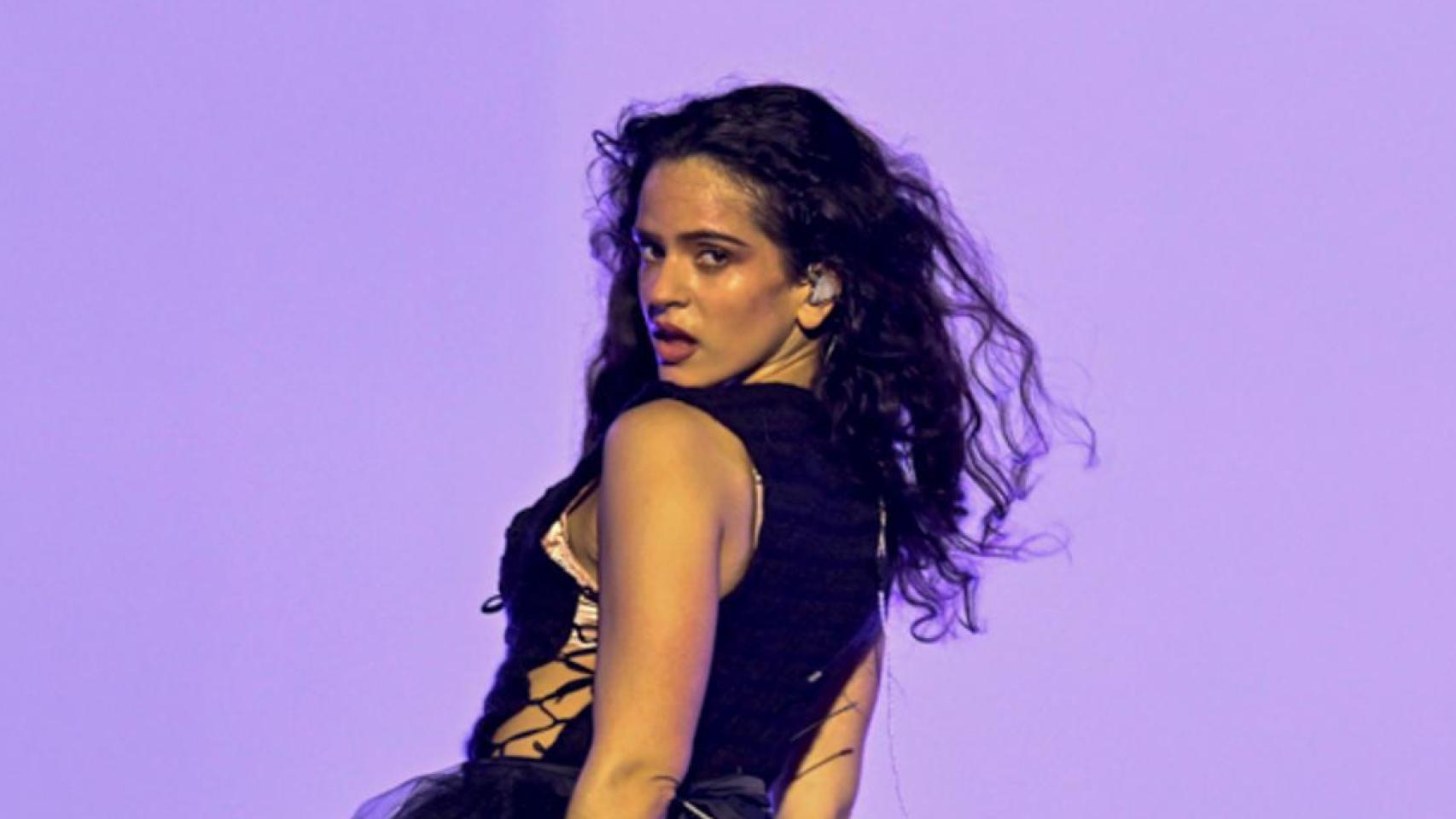 Rosalía en uno de sus últimos conciertos.