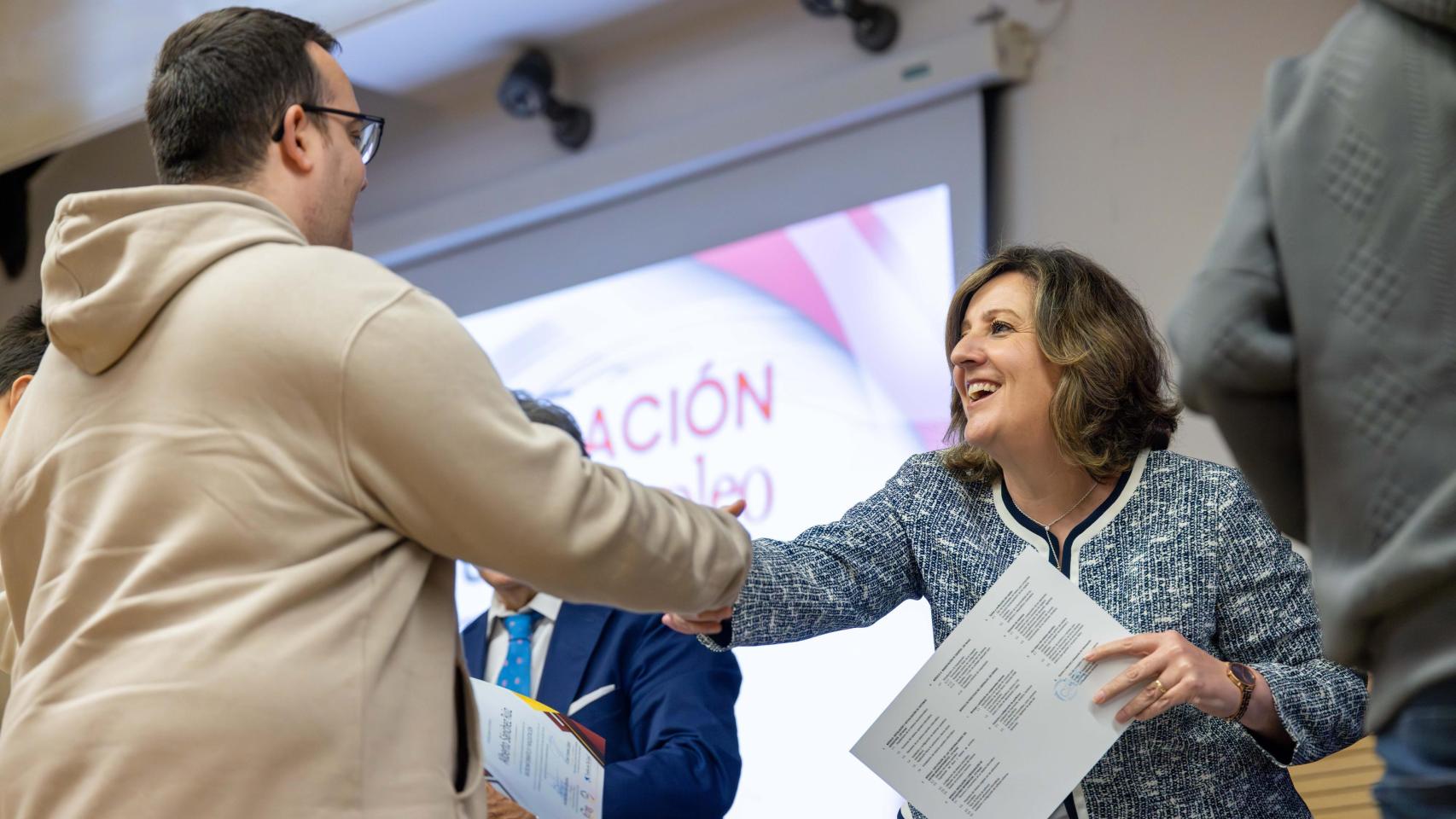 La Consejera de Economía, Empresas y Empleo de Castilla-La Mancha, Patricia Franco.