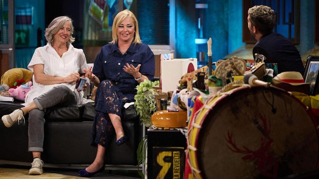 Eva Arguiñano y Belén Esteban, en 'La Revuelta' el pasado lunes.