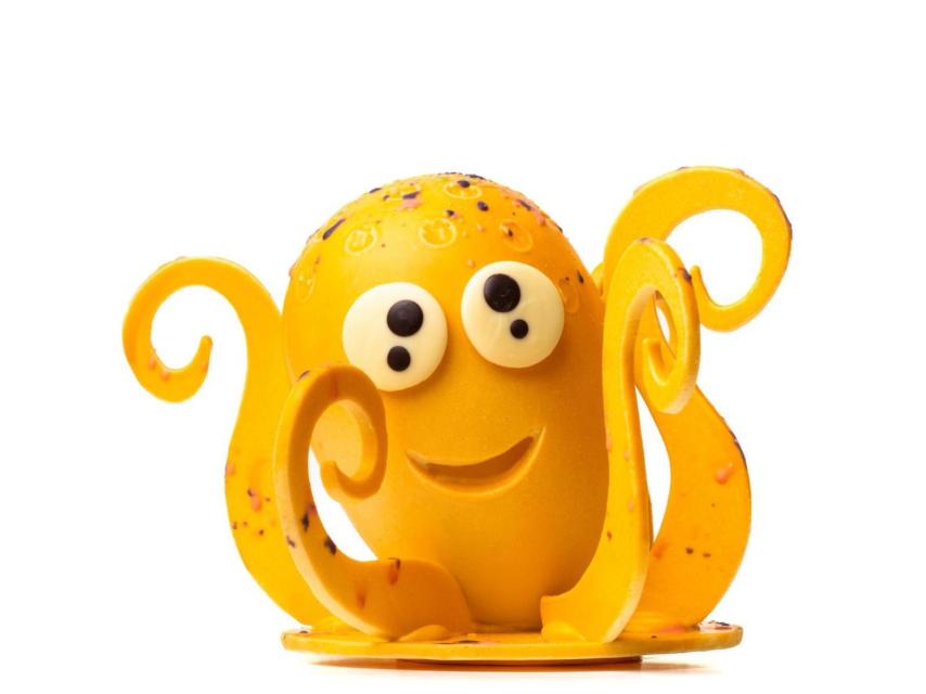Mona de Pascua en forma de pulpo.