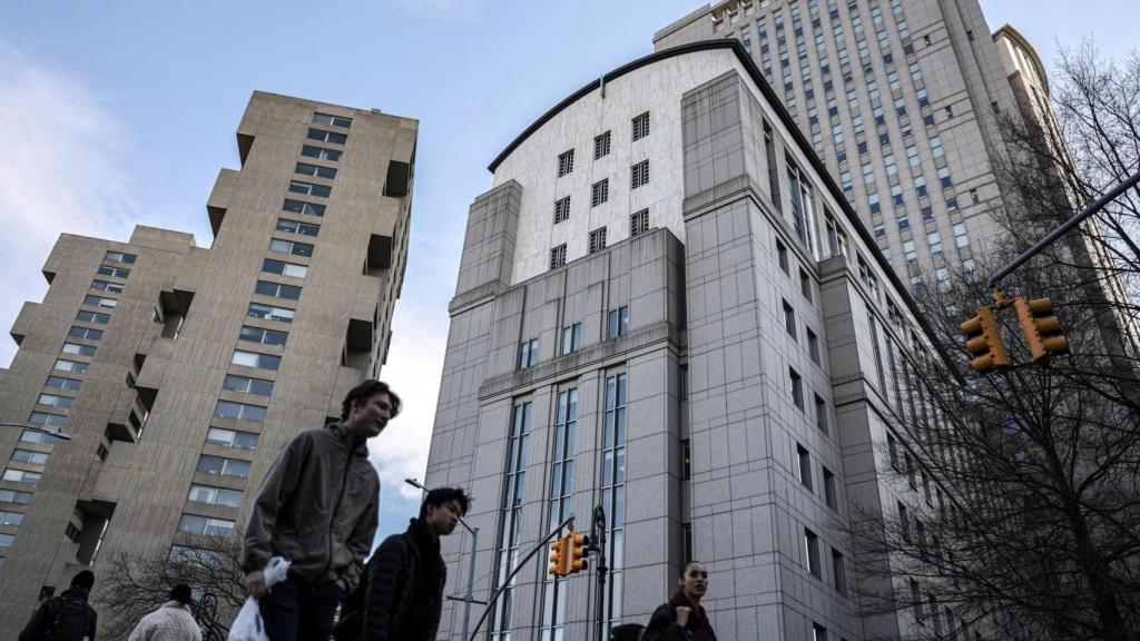 Daniel Patrick Moynihan Court, where the hearing of Nicolás Maduro and his wife will take place, in Manhattan, New York.