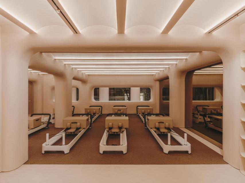 El sector de pilates del club.