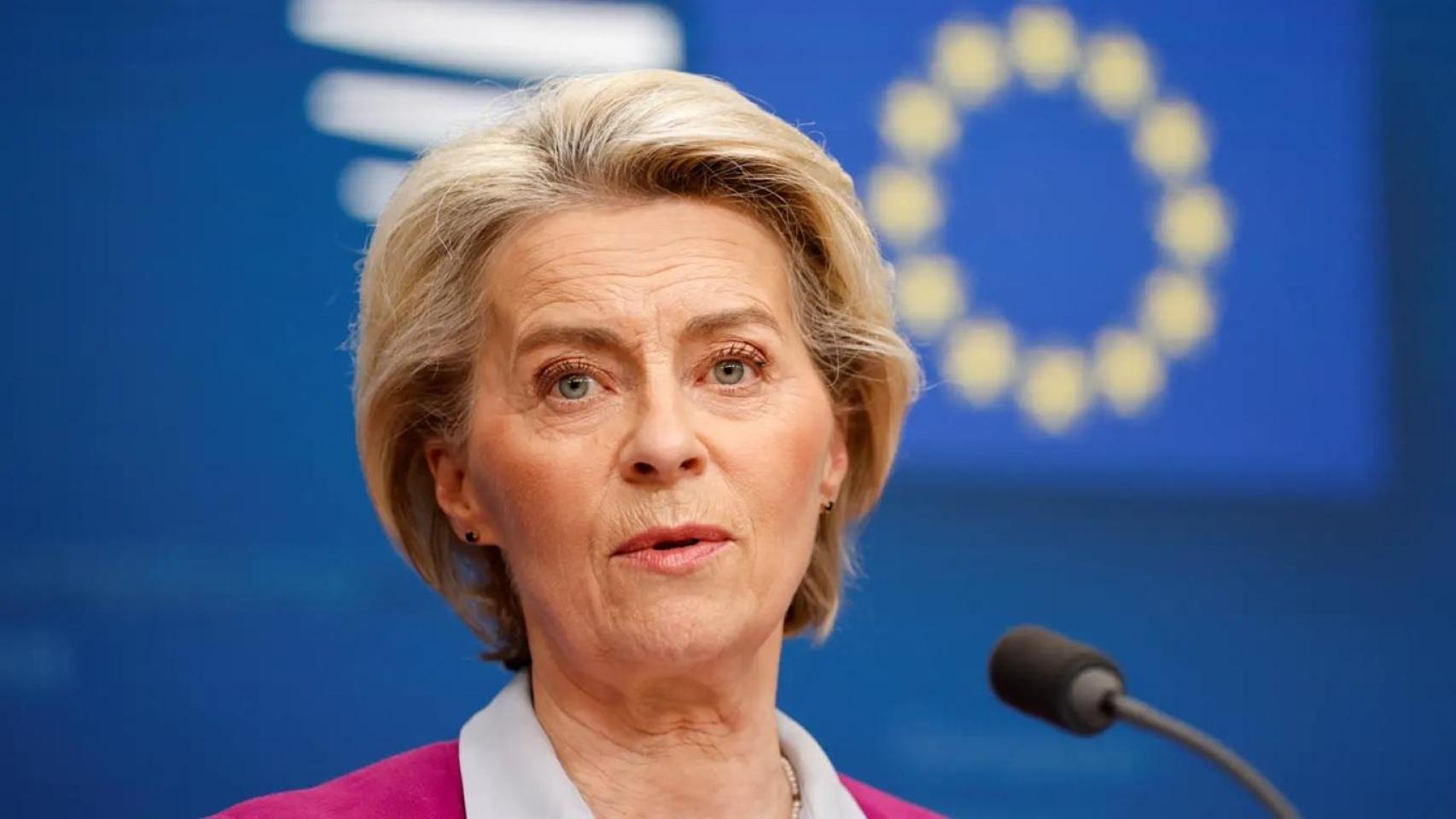 Ursula von der Leyen, presidenta de la Comisión Europea.