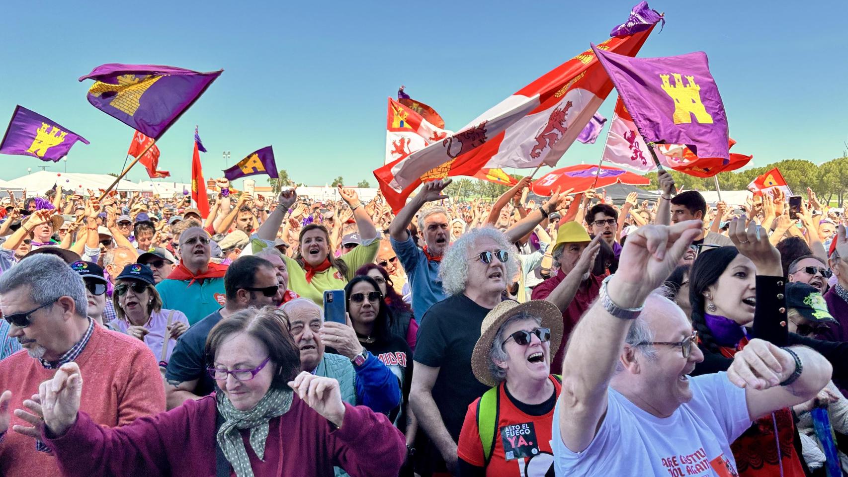 Celebración de la fiesta de Villalar, el 23 de abril de 2025