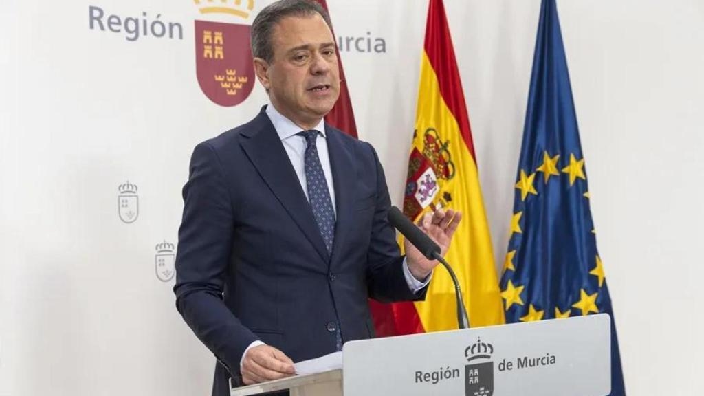 El consejero de presidencia y portavoz del gobierno de Murcia Marcos Ortuño. EFE