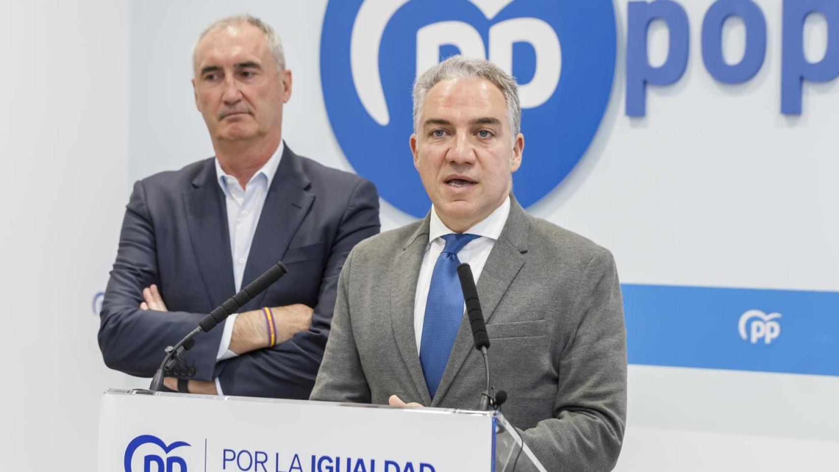 El vicesecretario general del PP, Elías Bendodo, durante una intervención en Segovia, en una imagen de archivo