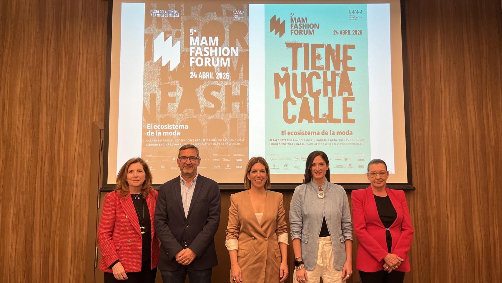 Myriam Ortíz, Carlos García, Elvira Carrera, Mar González y Esperanza González.