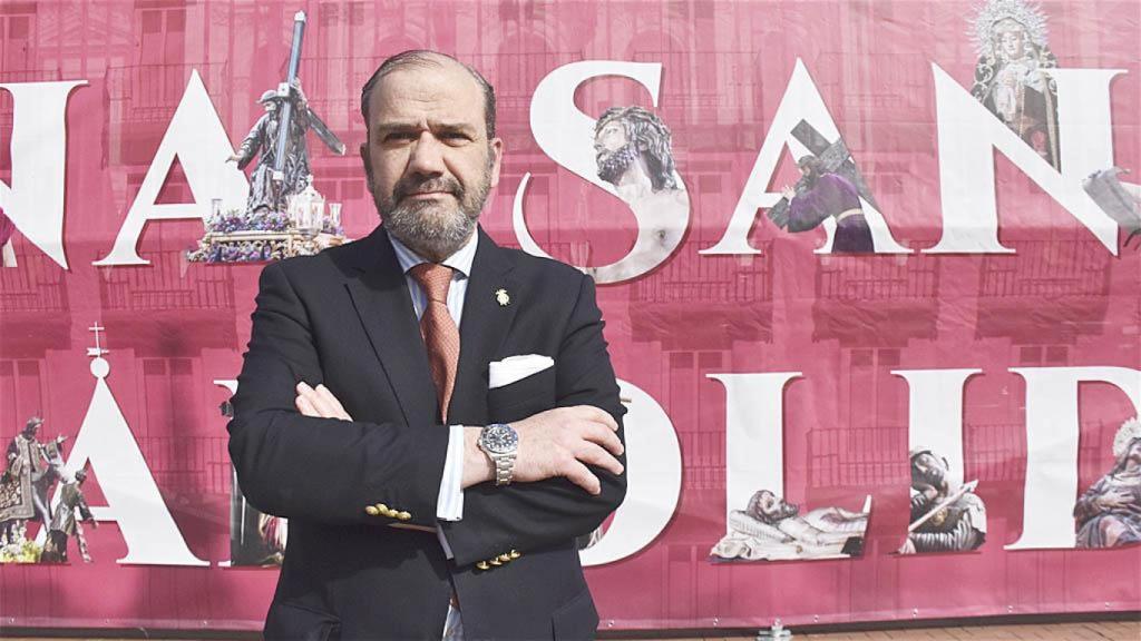 Miguel Vegas, presidente de la Junta de Cofradías de Semana Santa de Valladolid.