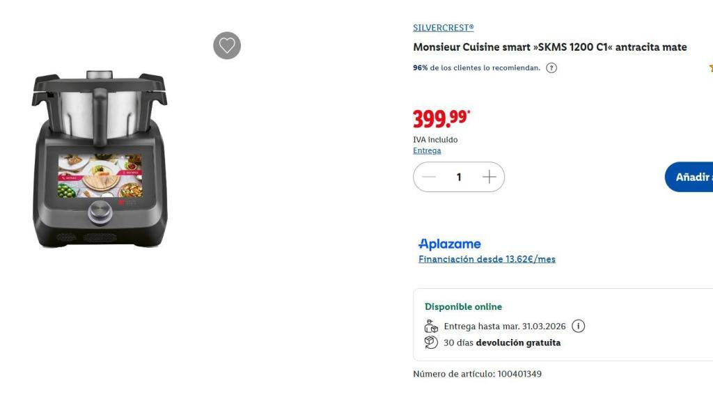 Monsieur Cuisine smart.