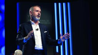 El presidente de Telefónica, Marc Murtra, durante la Junta General de Accionistas de 2026
