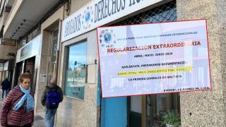 Fachada del local de la supuesta ONG, en el barrio de Las Delicias de Zaragoza.