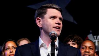 James Talarico on election night of the Texas Democratic primary.