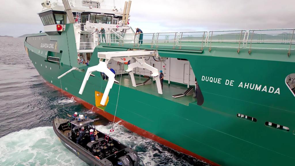 El buque oceánico Duque de Ahumada