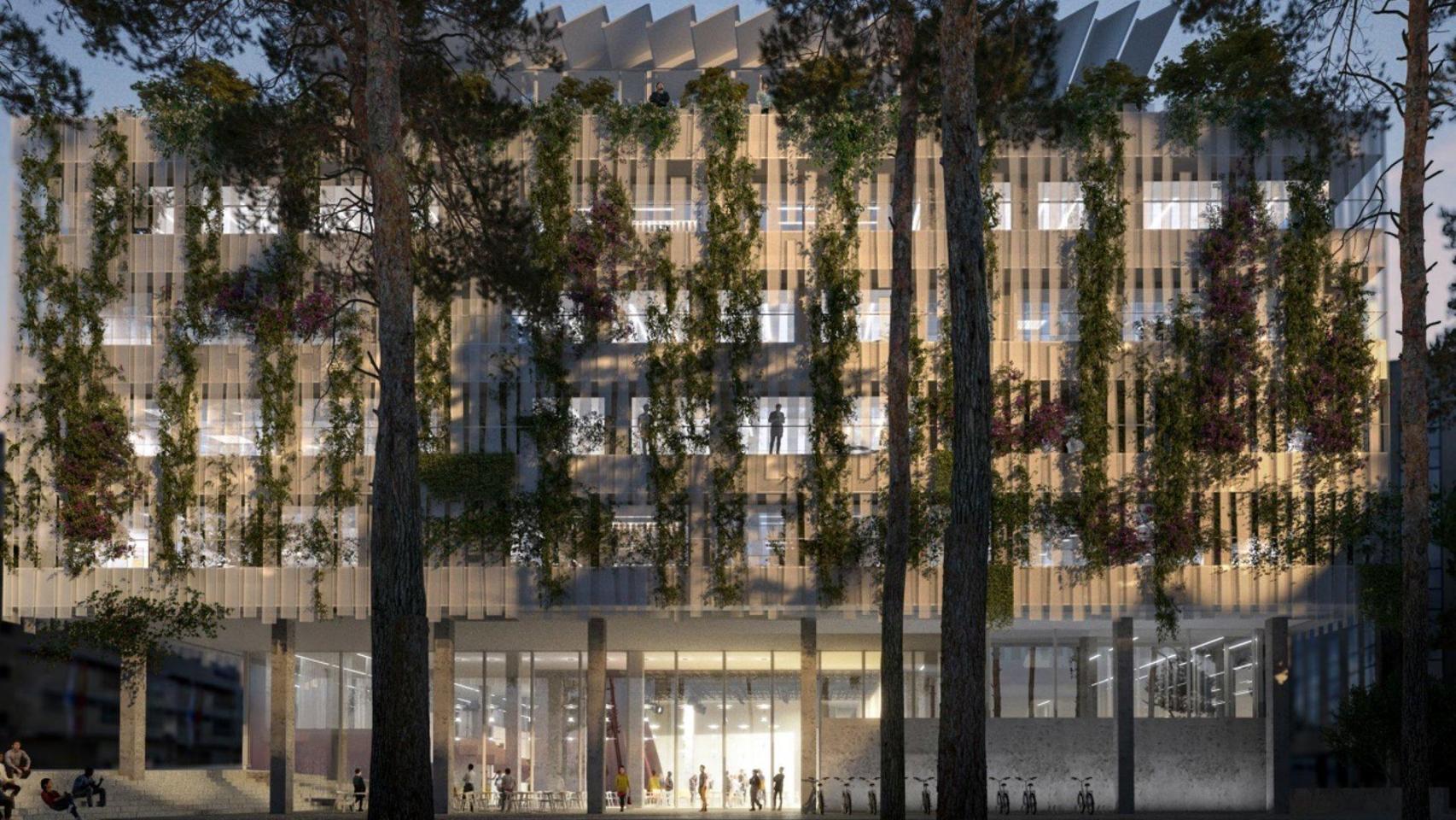 Proyecto para construir el Centro de Asociacionismo de Vigo en el antiguo edificio de juzgados