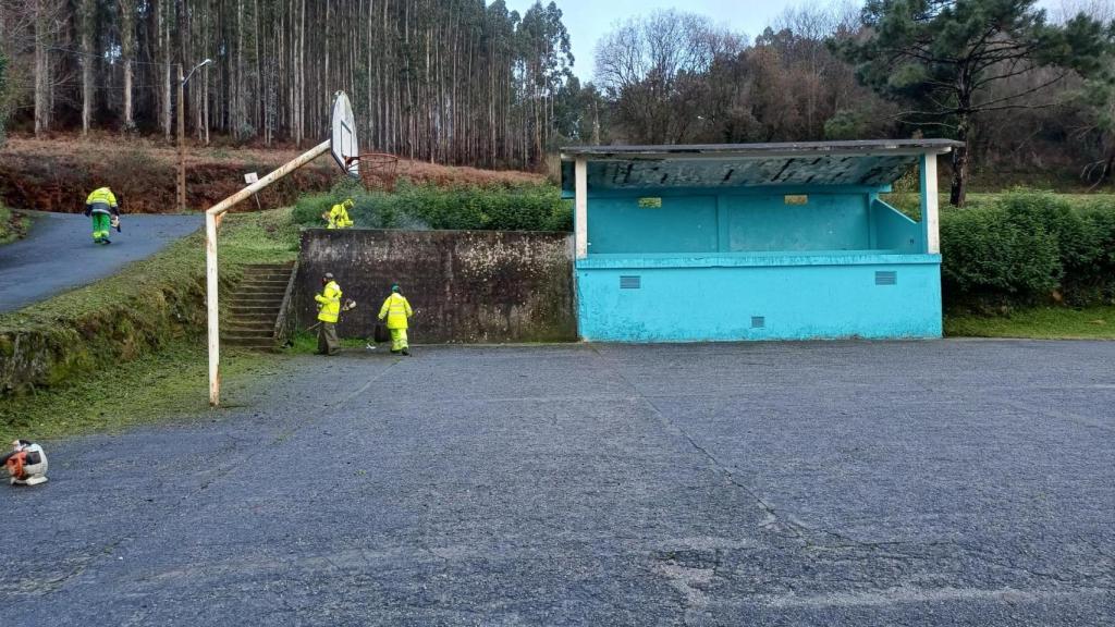 Avanza la pista polidevortiva cubierta de Mandiá, en Ferrol