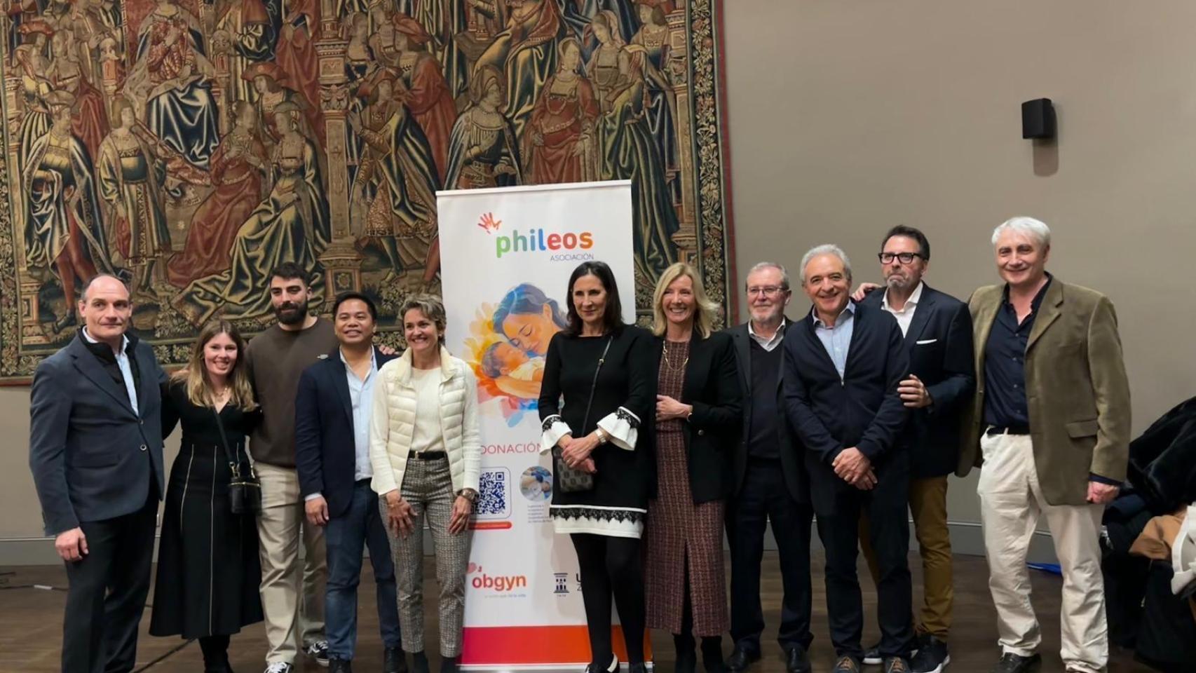 Representantes de la asociación en la gala del año pasado.