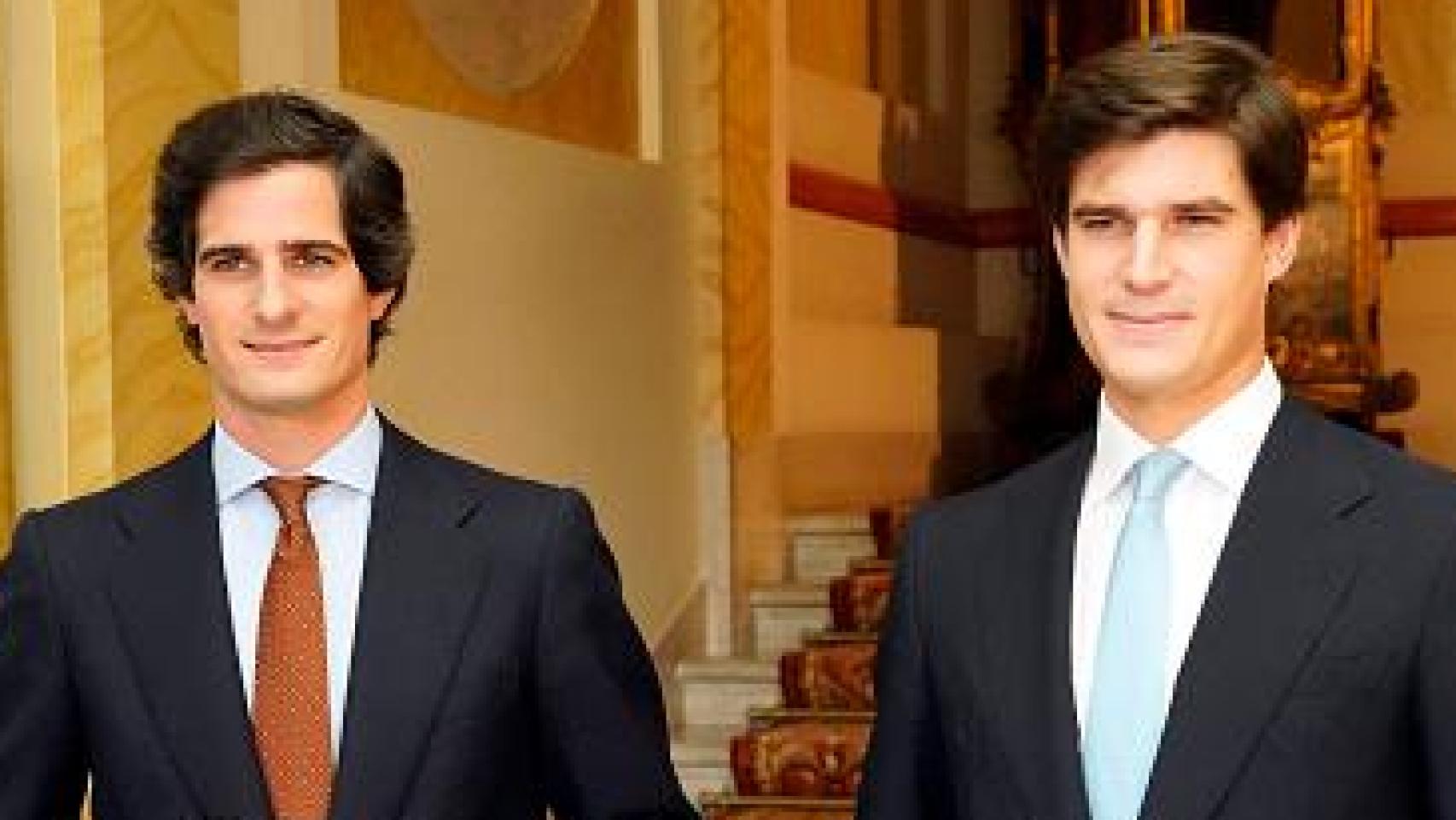 Fernando y Carlos, hijos del duque de Alba.