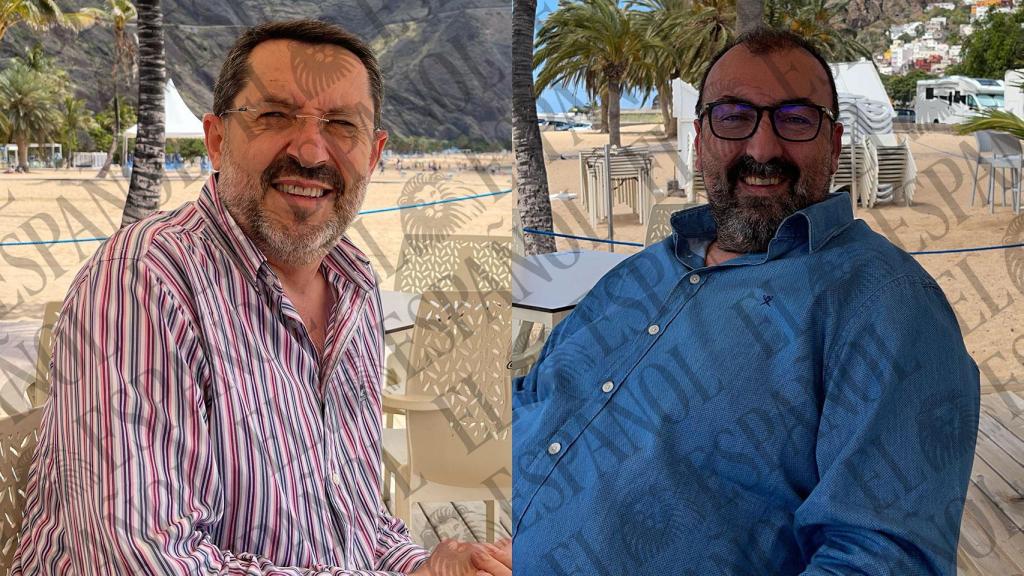 José Ruz y Koldo García, en un viaje juntos a Canarias en mayo de 2021