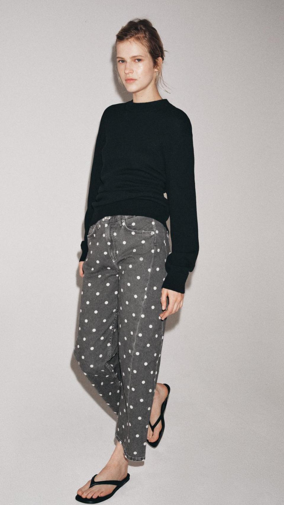Jeans ZW Collection Ankle Relaxed, de Zara.