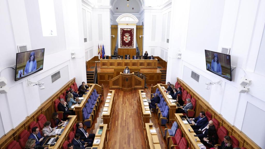 Pleno de las Cortes. Foto: Cortes CLM.