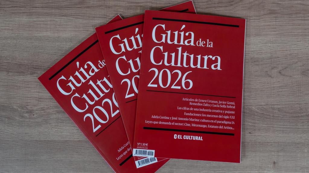 Portada de la primera Guía de la Cultura, editada por El Cultural. Foto: Cristina Villarino