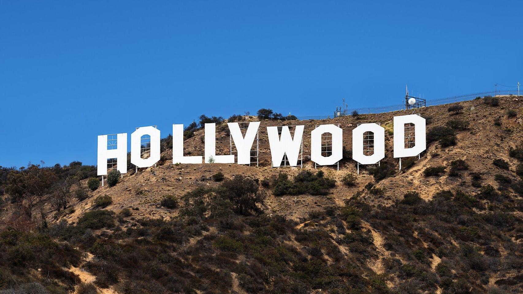 El célebre cartel de Hollywood. Foto: Thomas Wolf / Wikimedia Commons