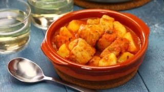 Una cazuela de marmitako