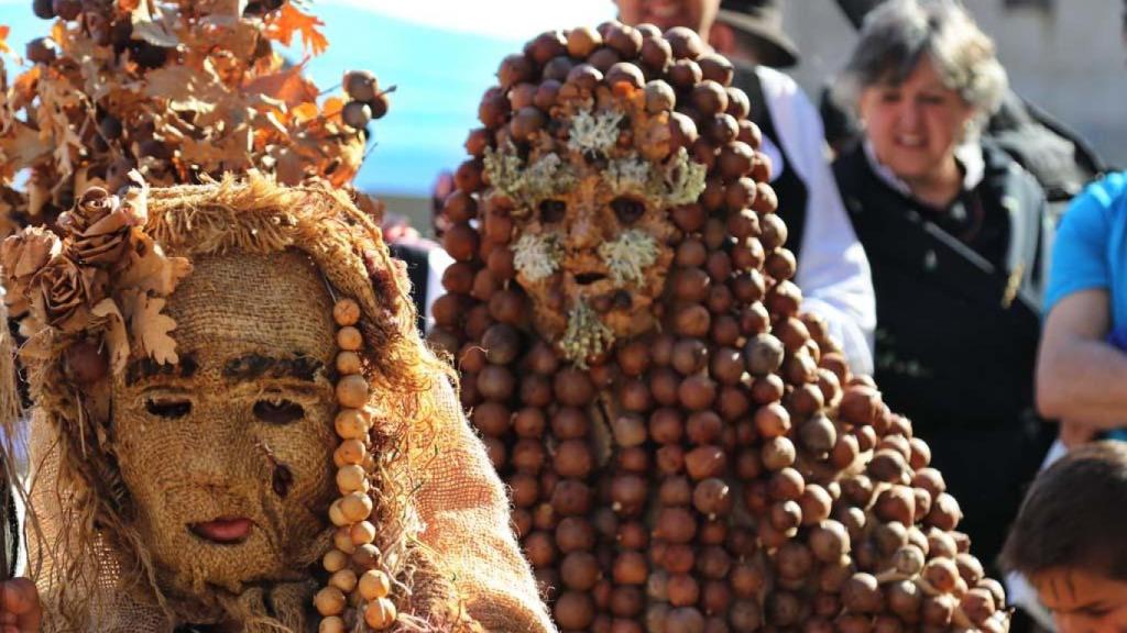 Harramachos en el Carnaval de Navalacruz