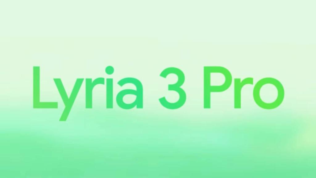 Google Lyria 3 Pro.