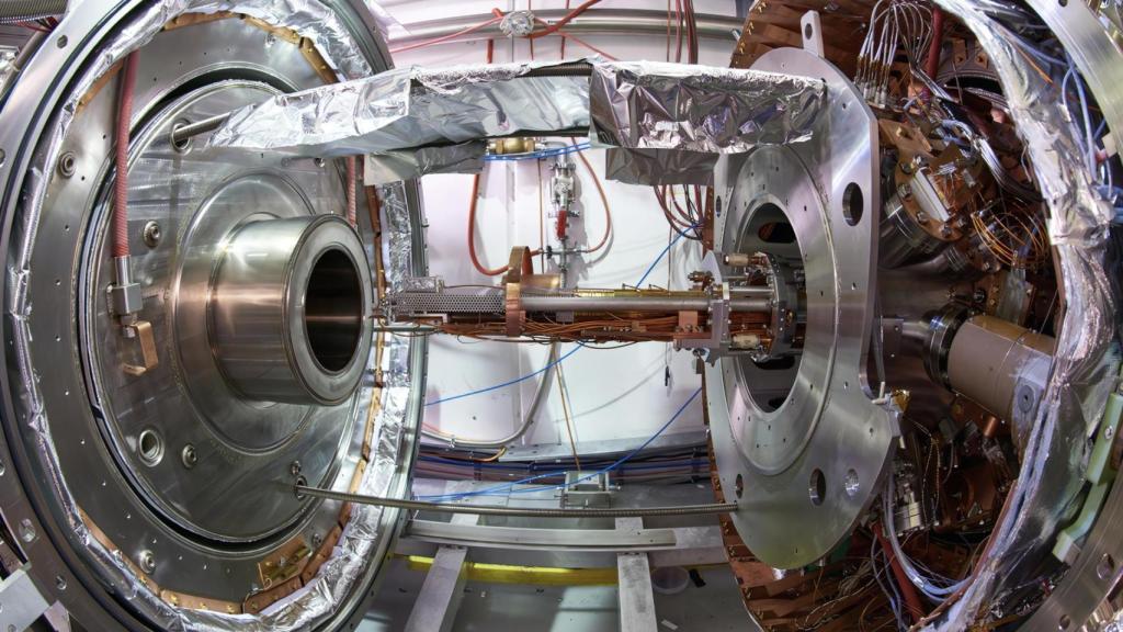 Esta es la trampa de antimateria en AEgIS, uno de los experimentos que estudian la antimateria en el CERN.