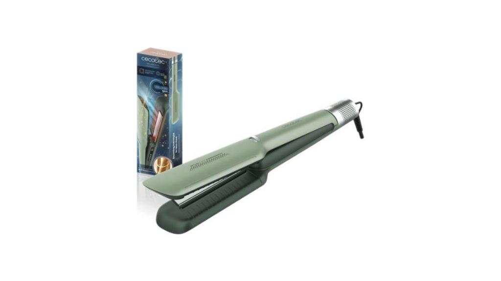 Plancha de pelo con aire Air Lisse Olive de Cecotec