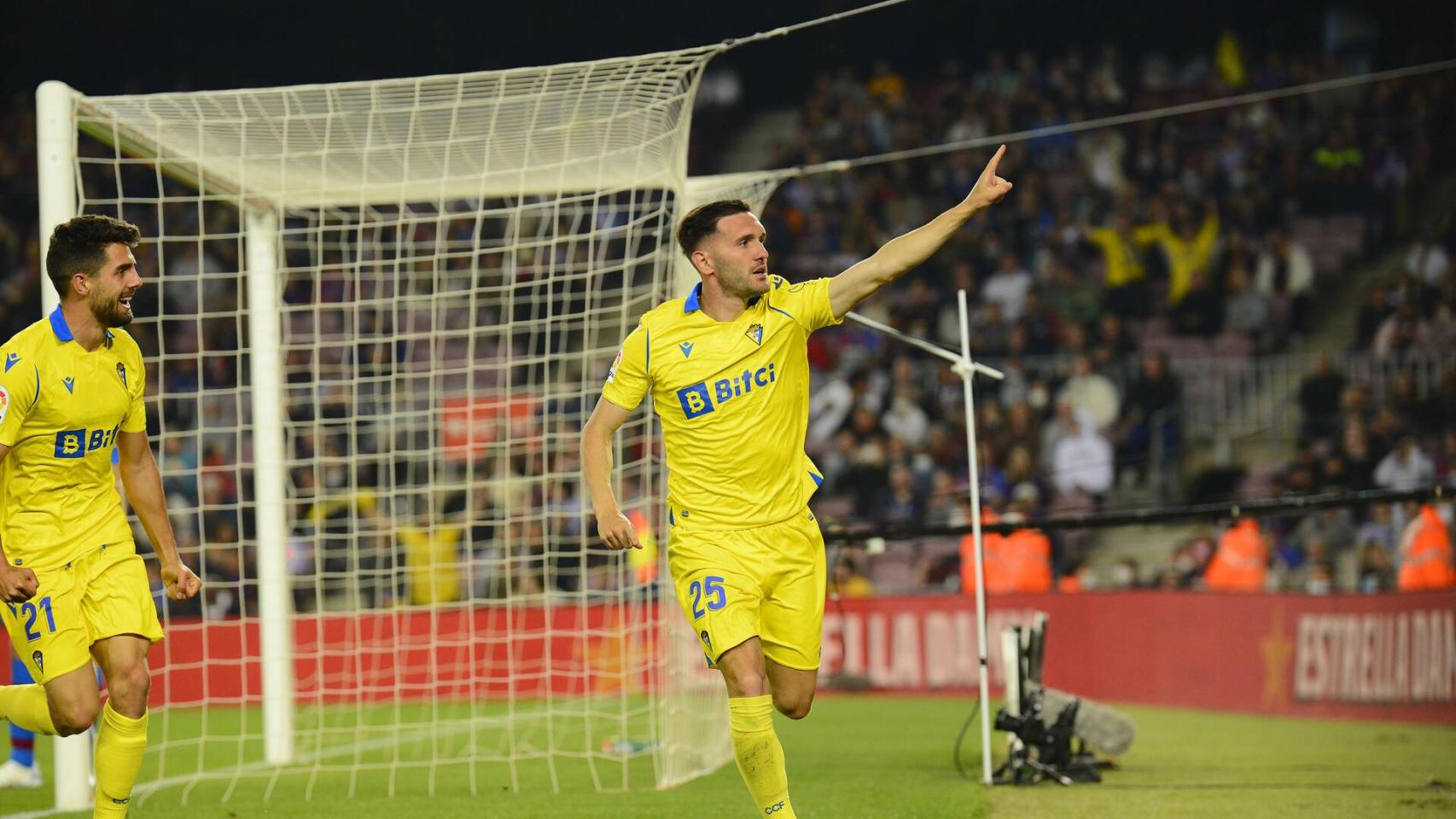 Lucas Pérez en su etapa en el Cádiz