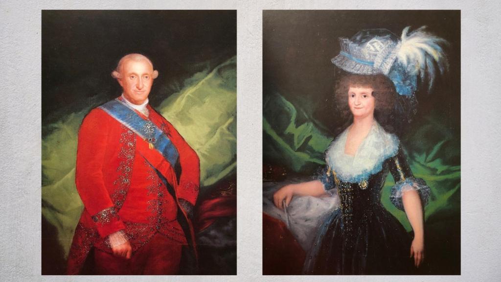 Retratos de Carlos IV y María Luisa de Parma pintados por Goya en 1789 para la Real Fábrica de Tabacos de Sevilla