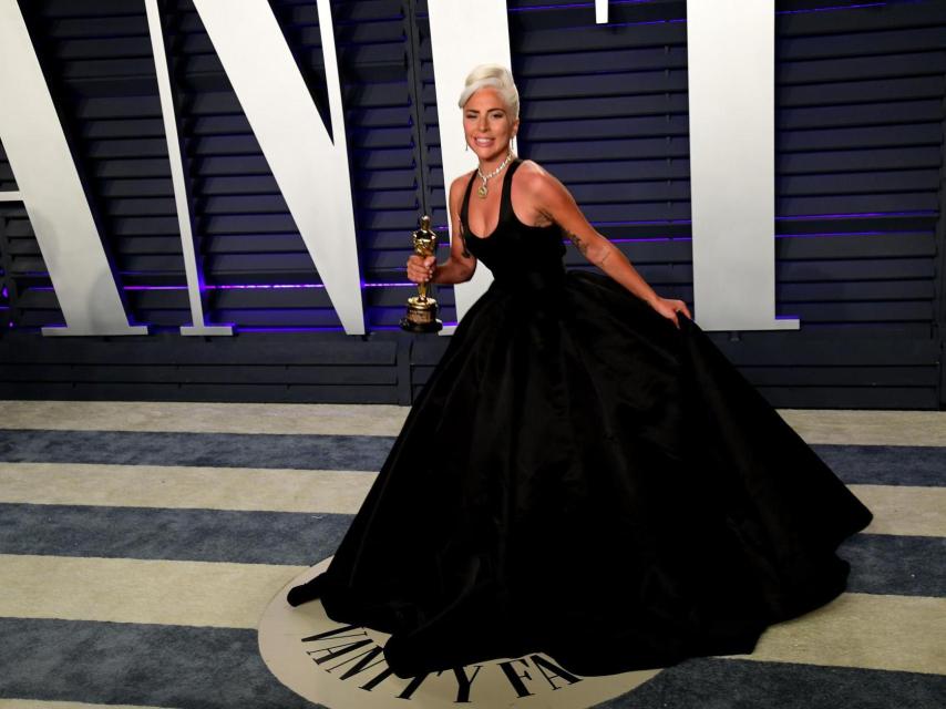 Lady Gaga, en la gala de los Oscar 2019.