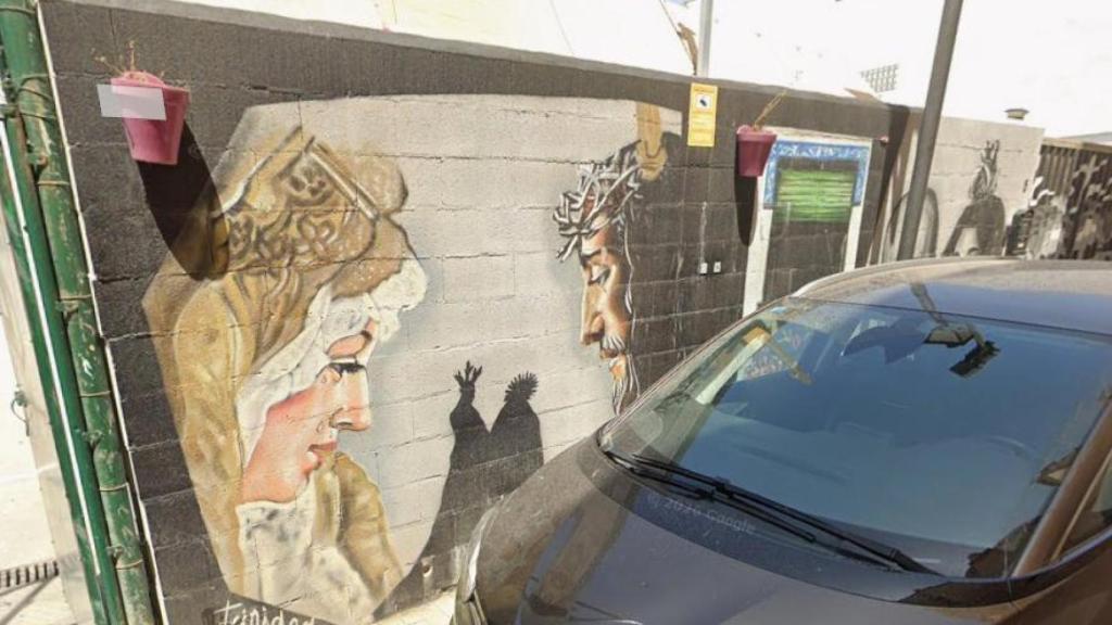 Mural en el barrio.