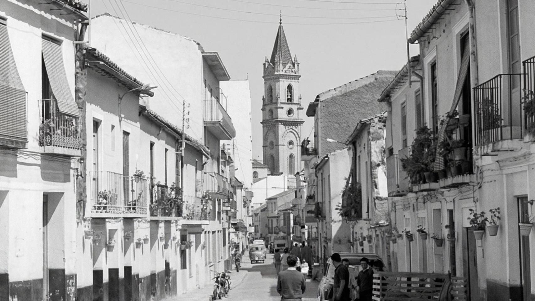 Calle Trinidad, en una imagen antigua.